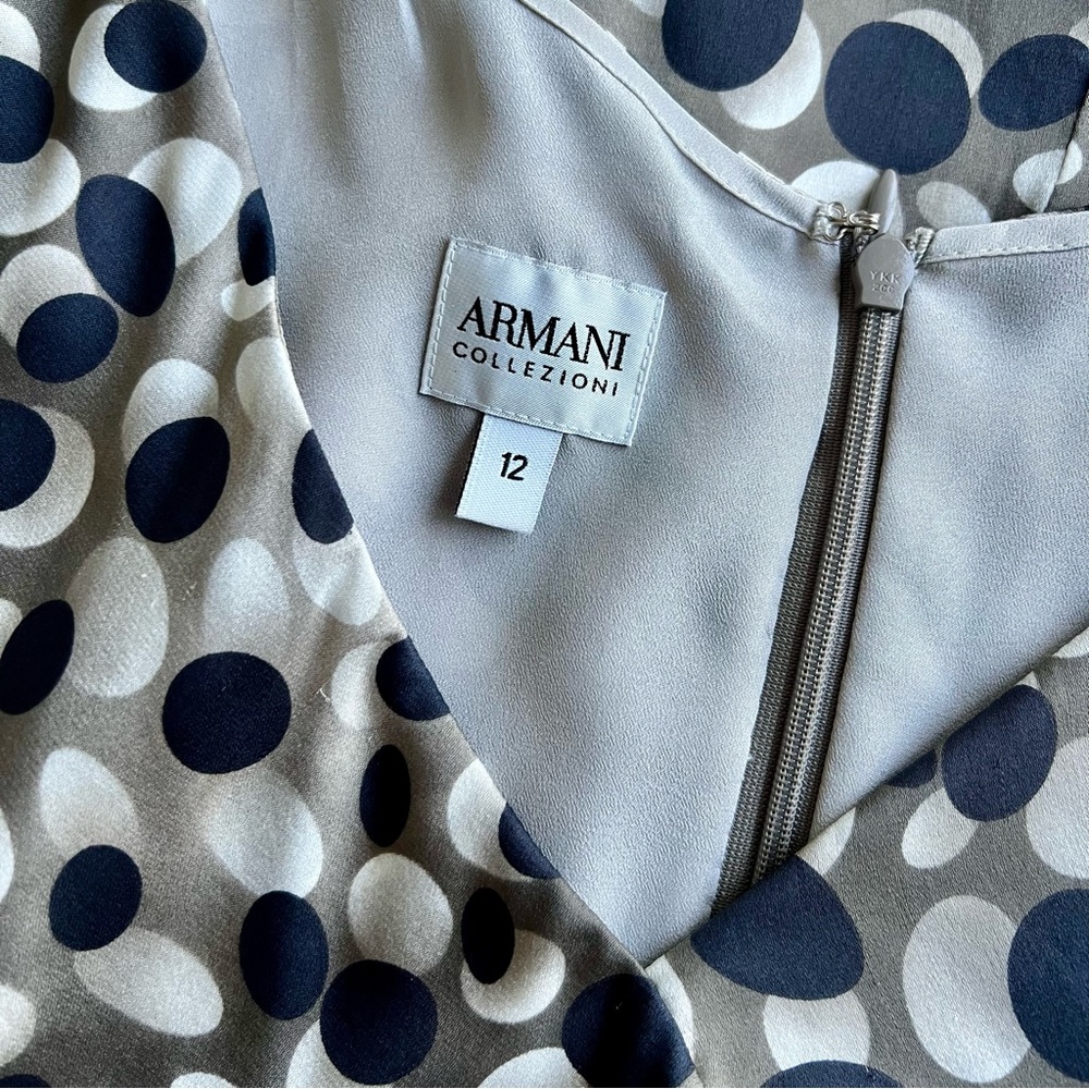 Armani Collezioni Silk Sheath Knee-Length Dress - Picture 4 of 6